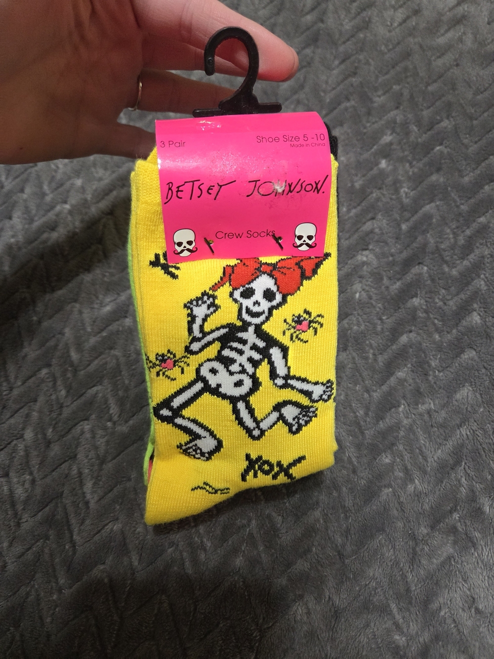 Betsey Johnson Halloween Sock Trio